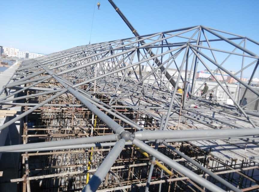 巢湖商贸城屋顶网架工程