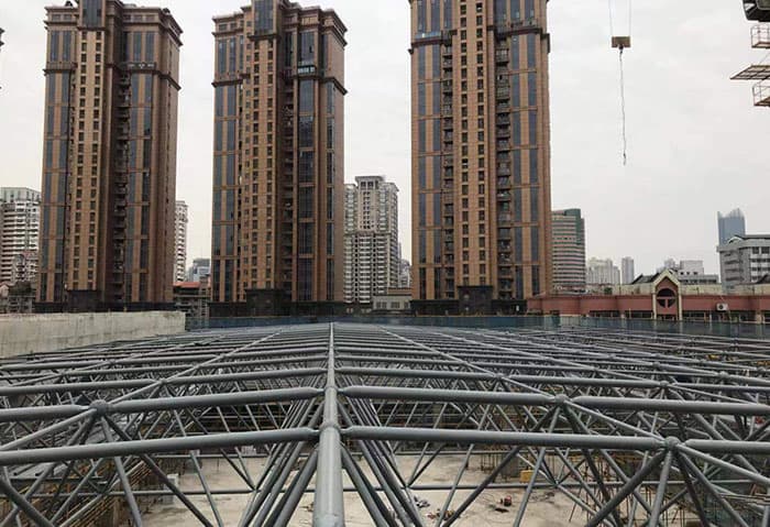 巢湖螺栓球网架结构