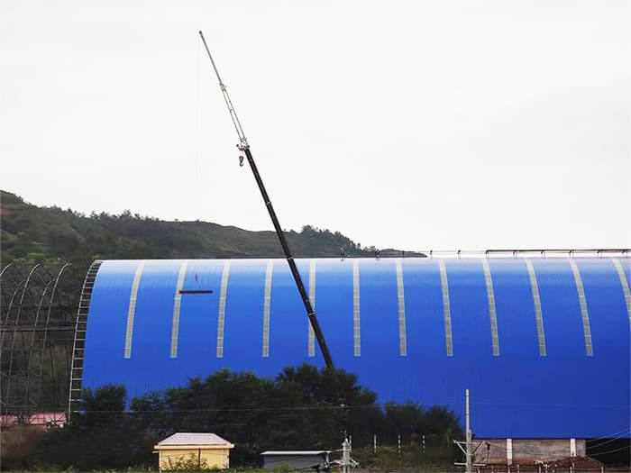 巢湖煤棚网架工程